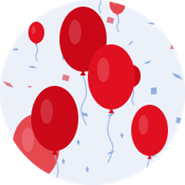 Metro Red Balloons icon